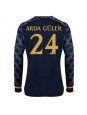 Real Madrid Arda Guler #24 Venkovní Dres 2023-24 Dlouhý Rukáv